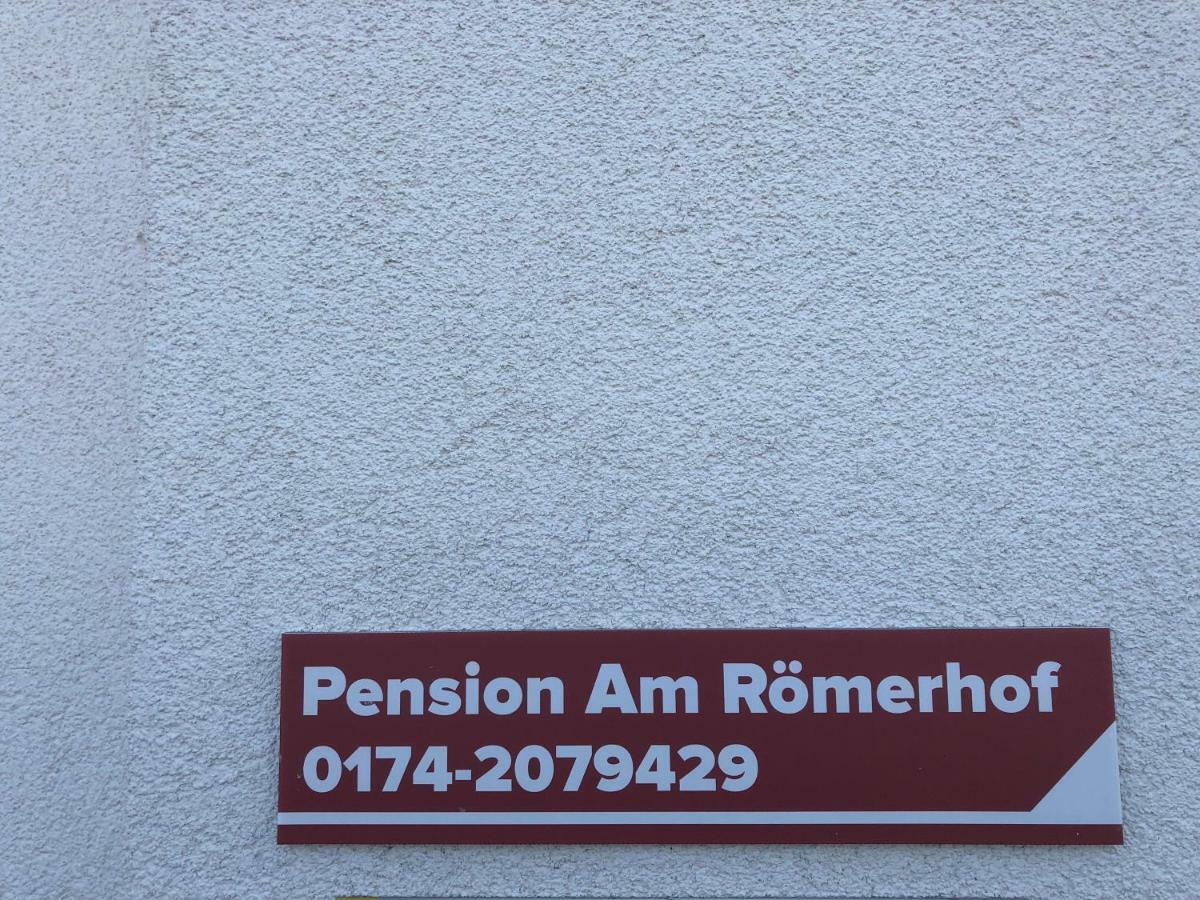Pension Am Roemerhof Münzenberg Eksteriør billede